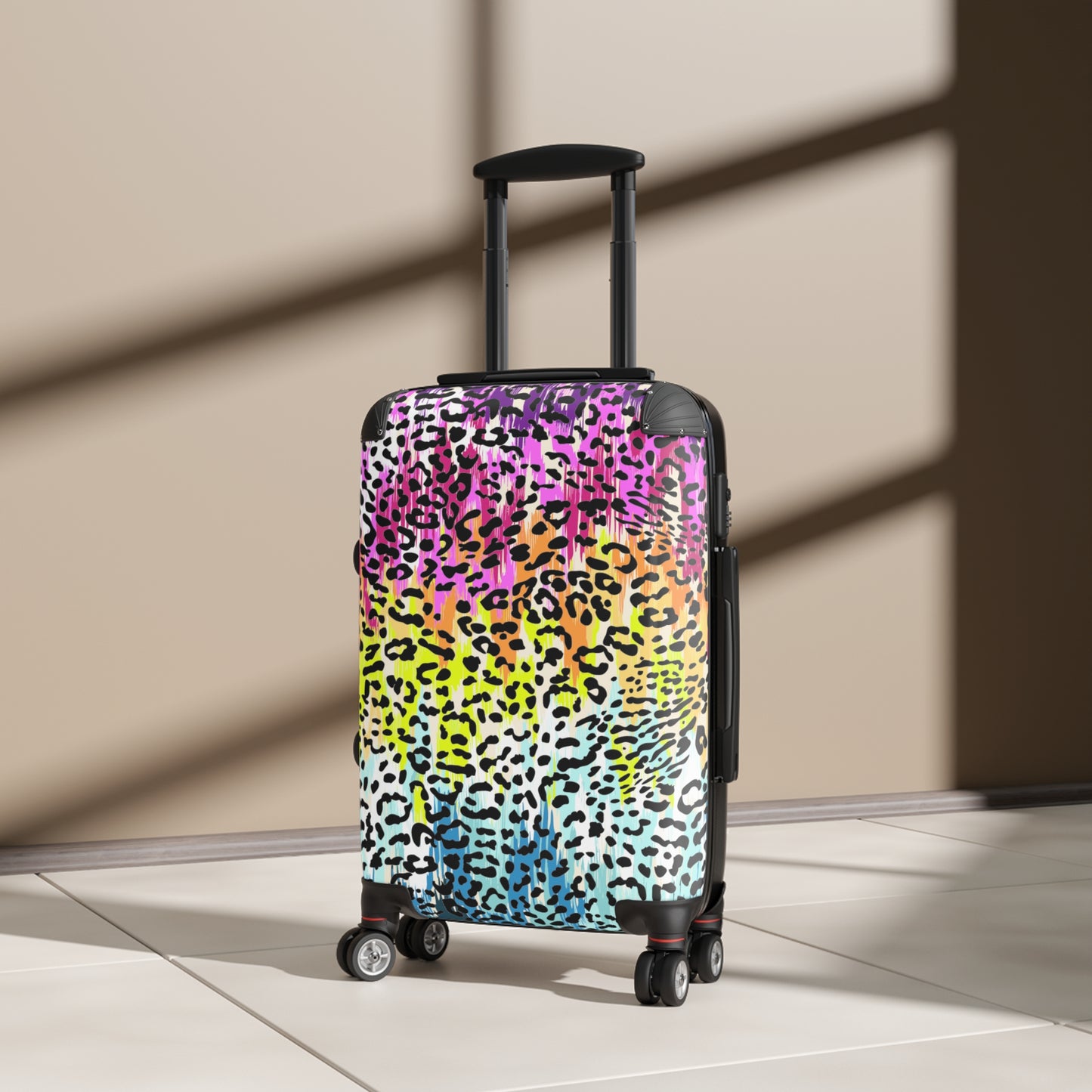 Suitcases - Rainbow Leopard