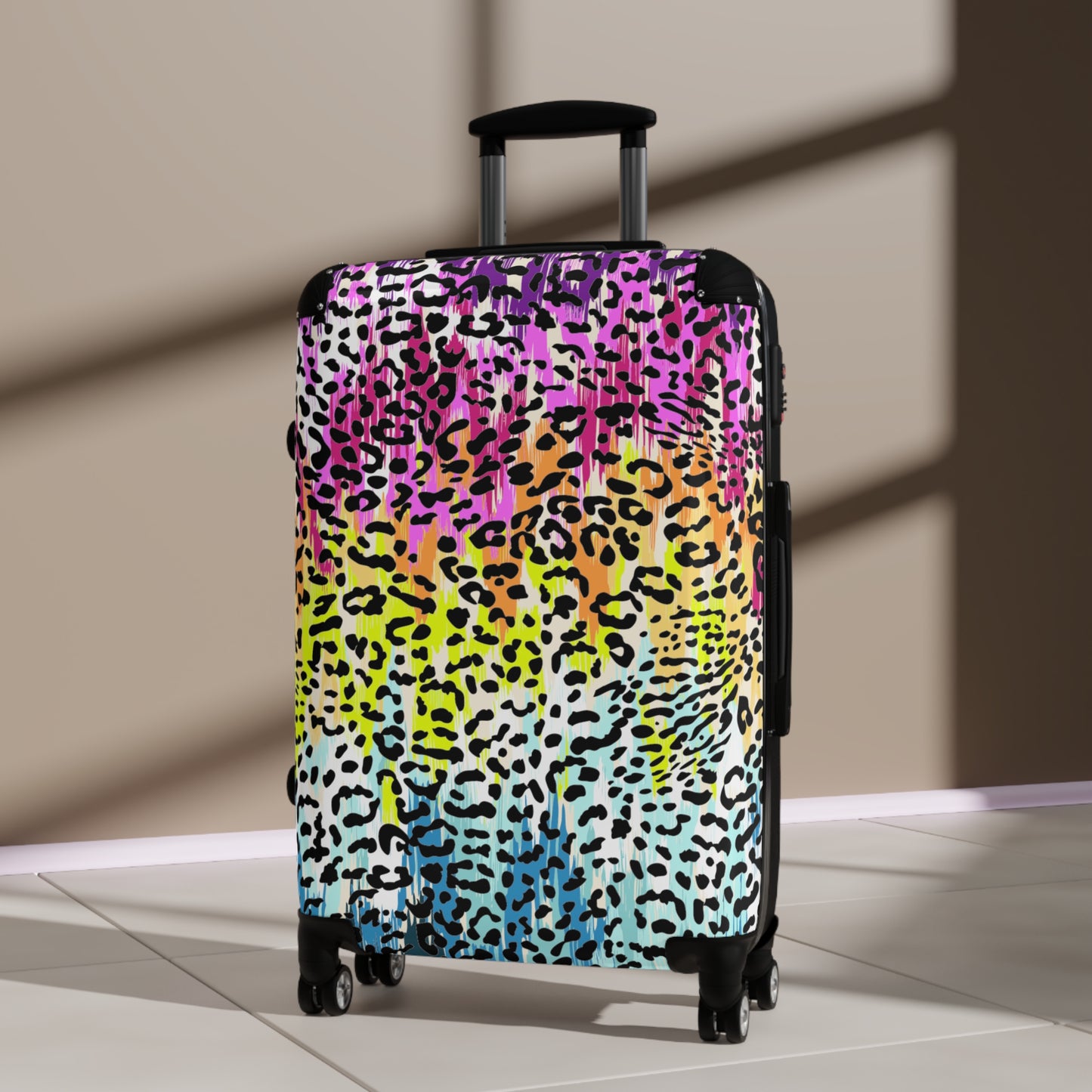 Suitcases - Rainbow Leopard